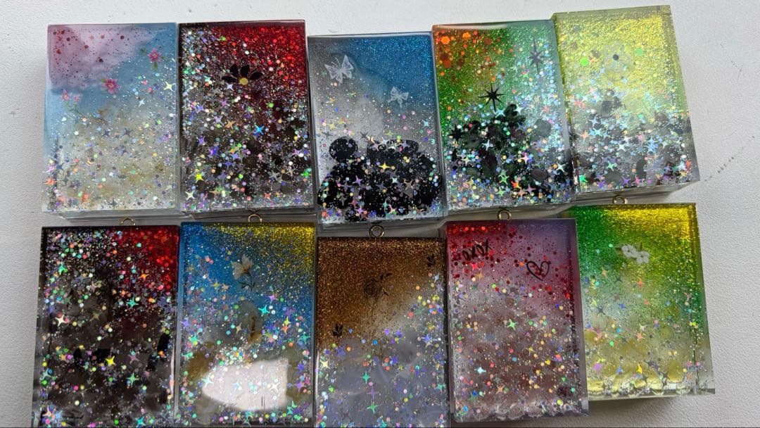王一博 肖戦 レジン　綺麗な石を入れ　超厚 キーホルダー 26点セット❣️確認用❣️