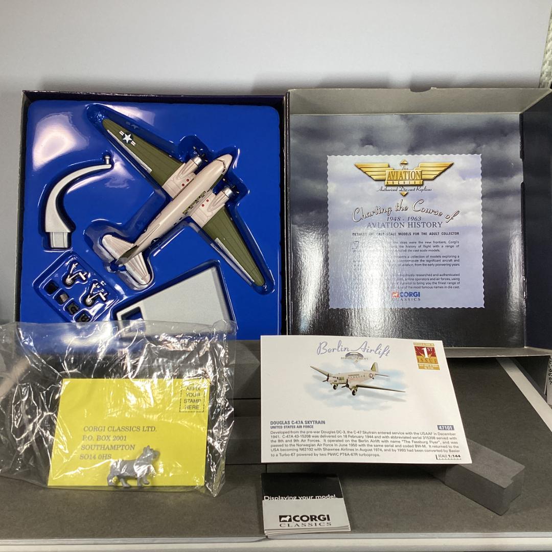 1/144 コーギー C-47 FASSBERG ”FLYER” 付録あり