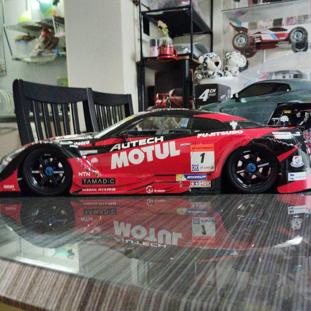タミヤ 1/10 モチュール GTR 完成済みボディ　タイヤホイール付き