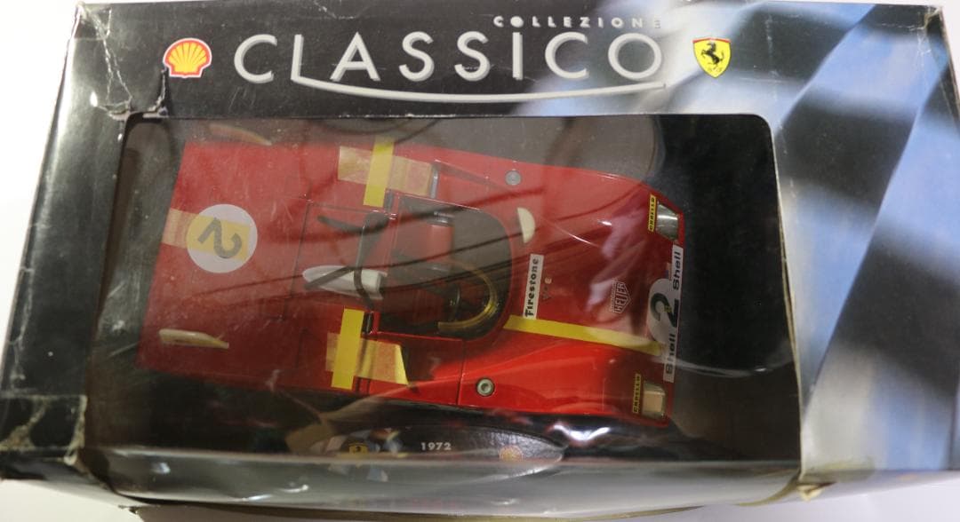 貴重シェルコレクション　１９７２フェラーリ３１２Ｐ　 1/18 　中古品