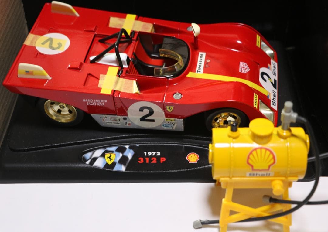 貴重シェルコレクション　１９７２フェラーリ３１２Ｐ　 1/18 　中古品