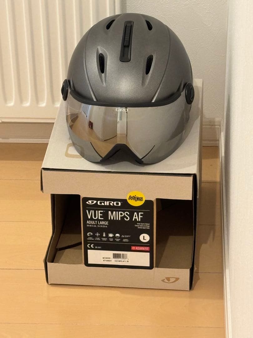 Giro Vue MIPS AF ヘルメット L グレー