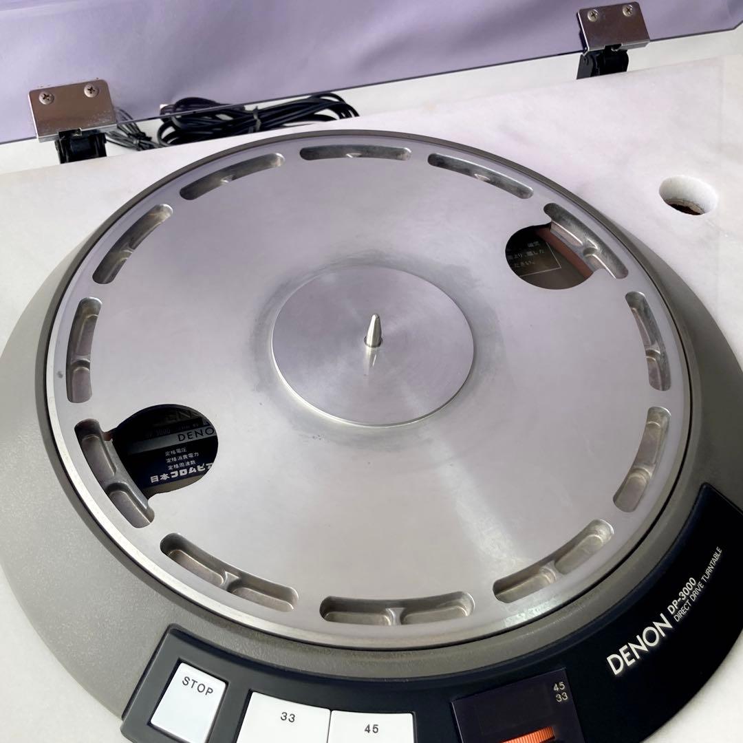 DENON DP-3000 DP-3750 ターンテーブル 天然大理石