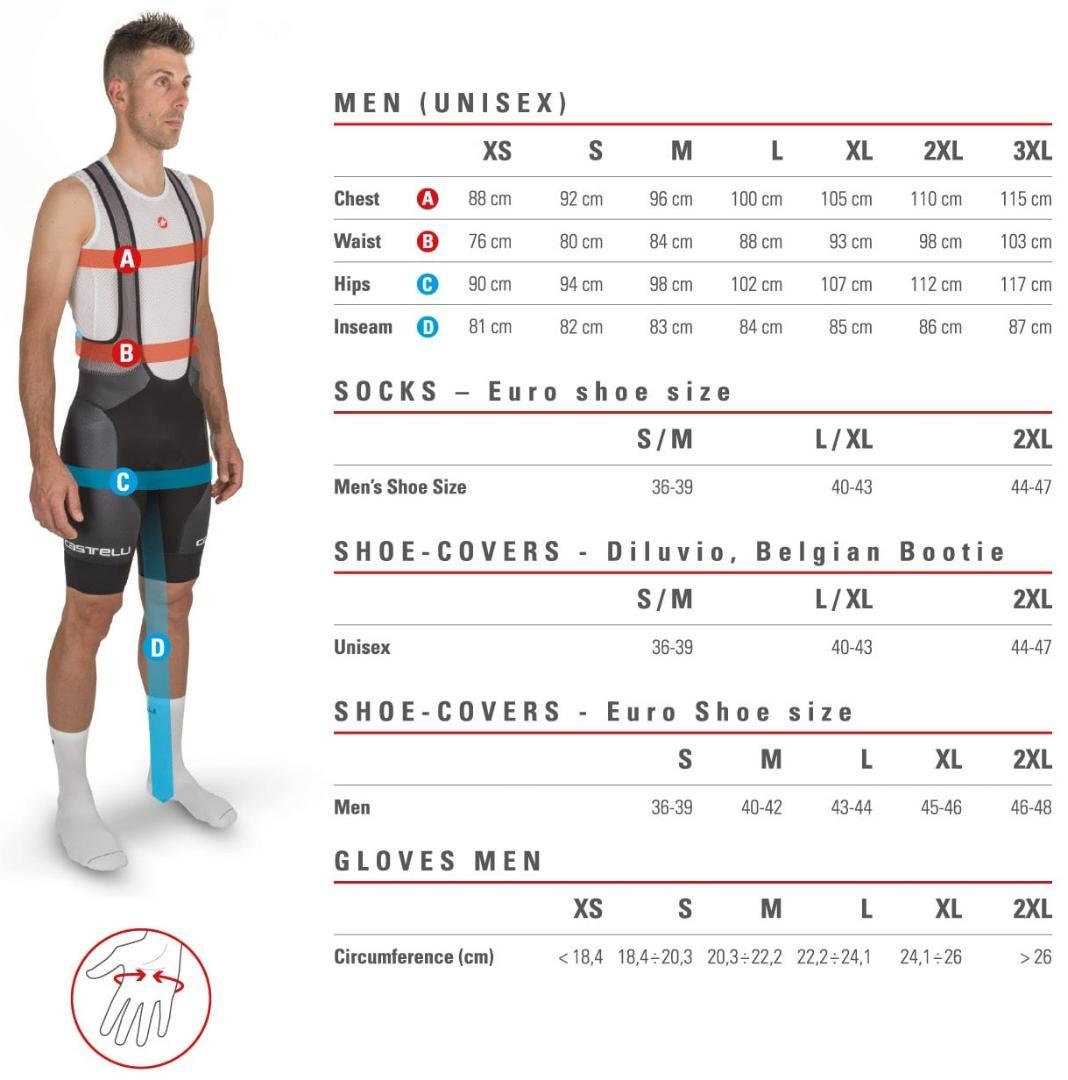 カステリ Castelli GABBA Ros Men's Jersey（L）