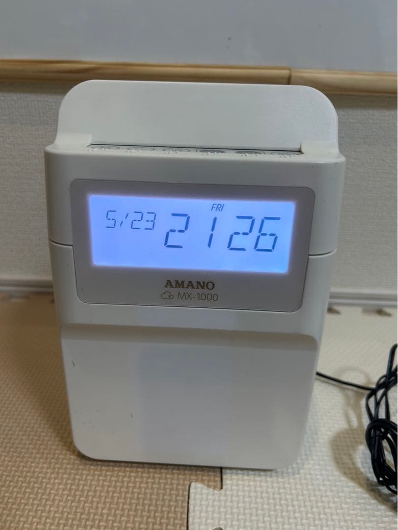 動作確認済MX-1000 アマノ タイムレコーダー AMANO 勤怠管理①