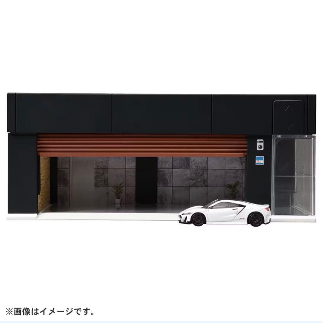【新品】 トミカガレージ 2個セットプレミアムブラックエディションランボルギーニ