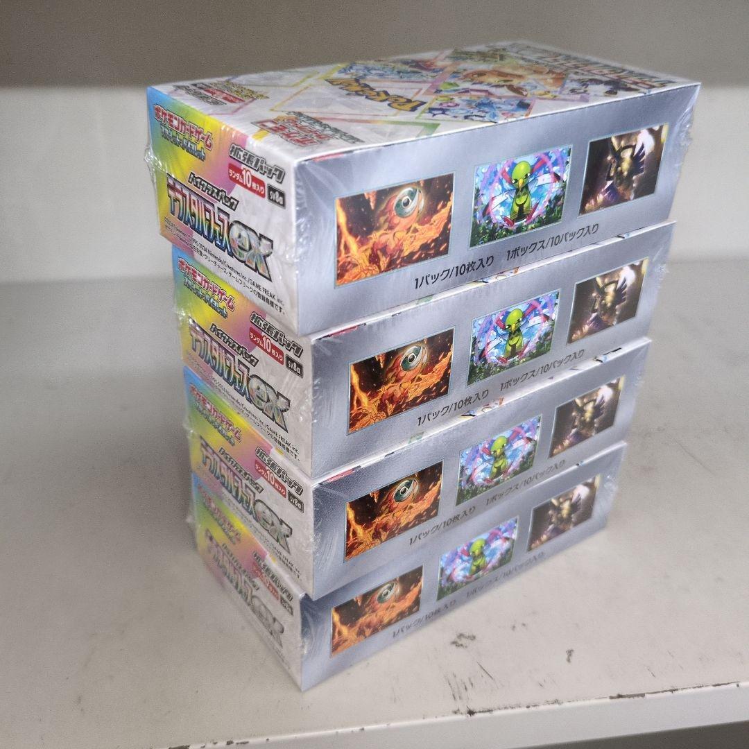 ポケモンカードゲーム テラスタルフェスex 4BOX シュリンク付き
