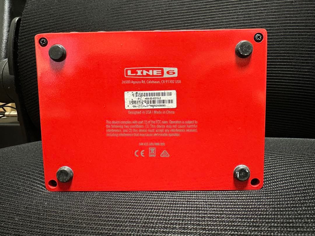 LINE6 HX Stomp 赤カラー