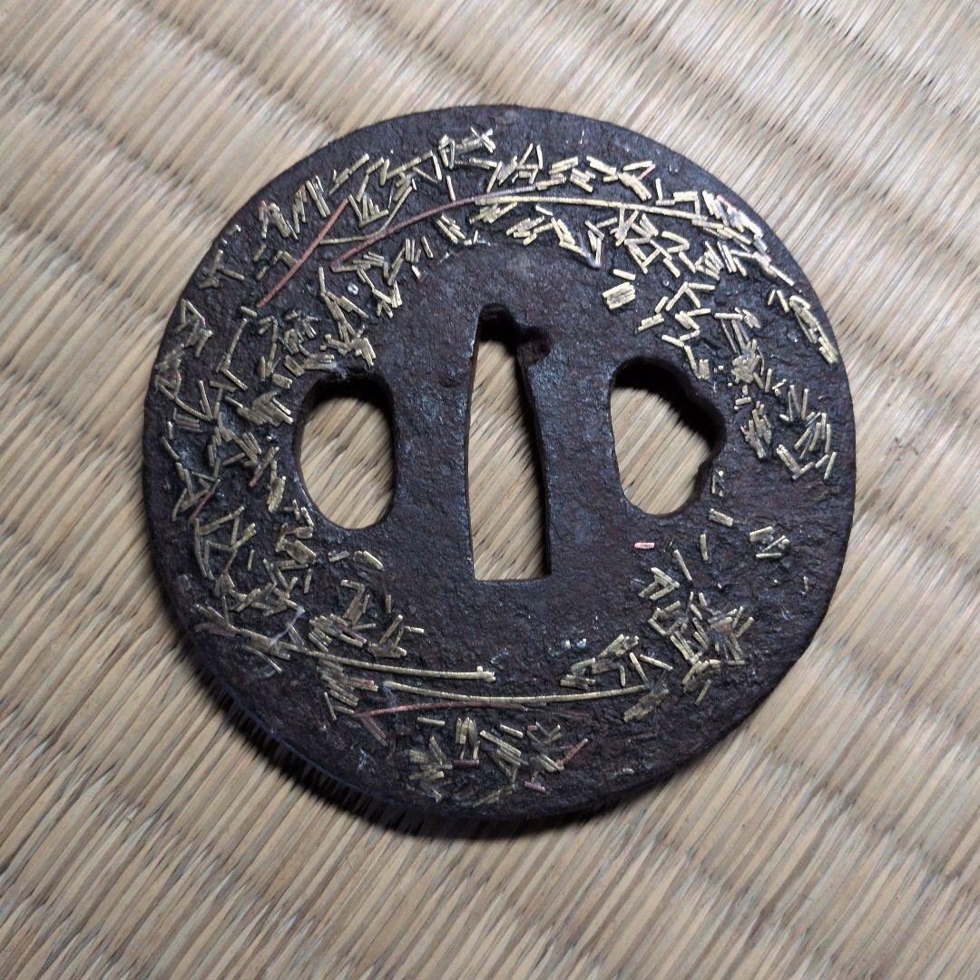 鍔　金象嵌