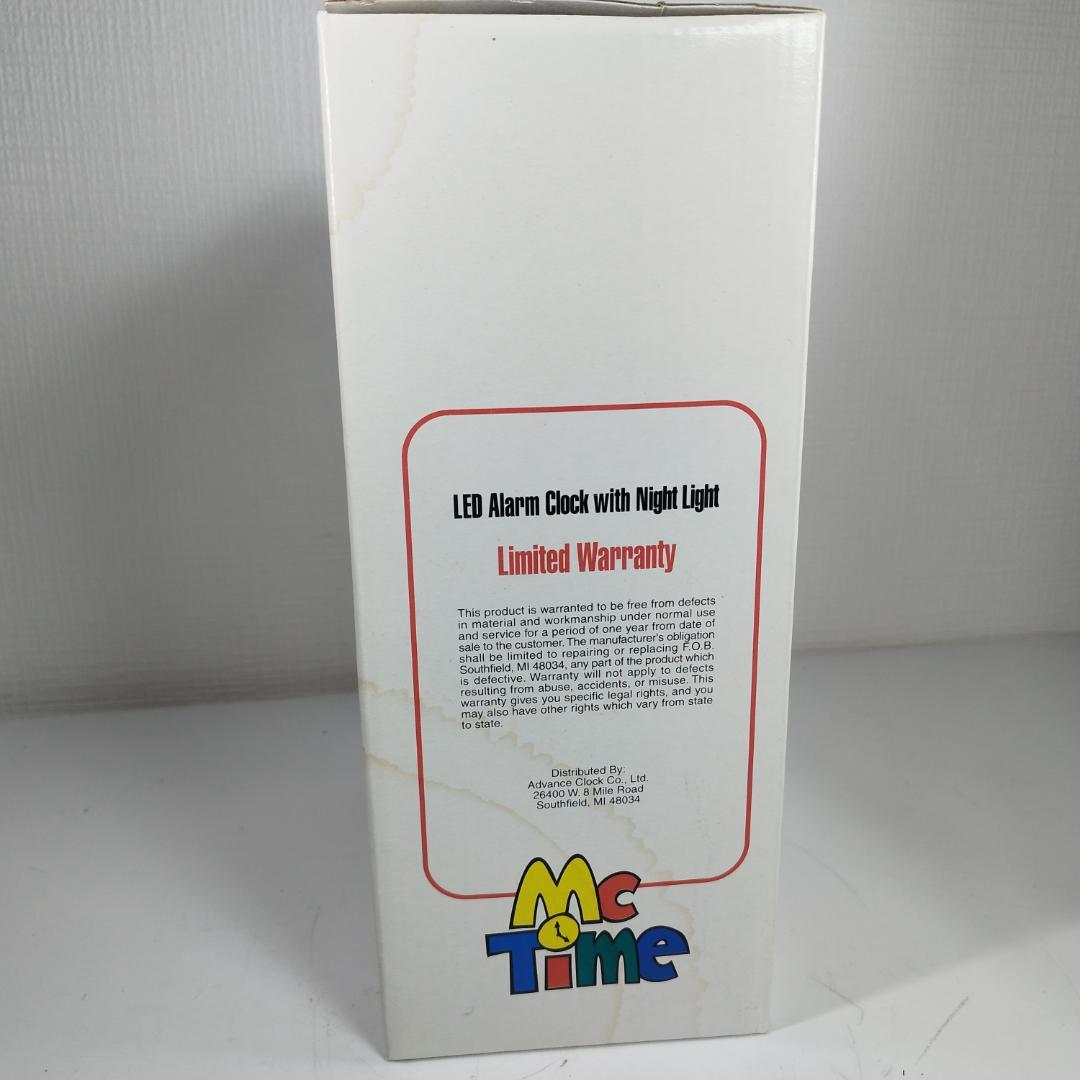 マクドナルド MCタイム 貯金箱 時計 ポテト マックシェイク 新品 IA2T