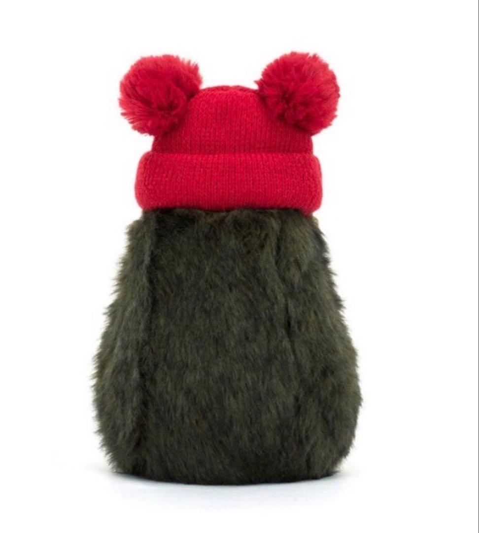 《廃盤品》ジェリーキャット 冬季限定 ニット帽 アボカド ぬいぐるみ