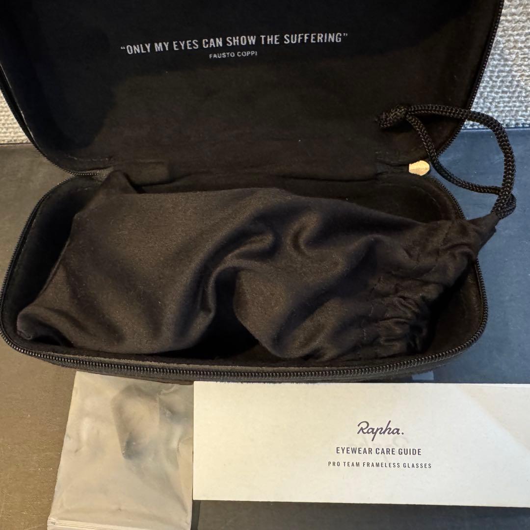 新品 RAPHA FUORI サングラス プロチームフレームレスグラス
