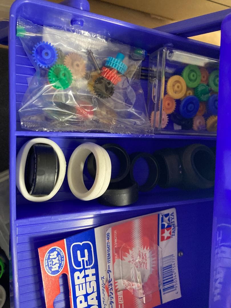 ミニ四駆 パーツ・工具・マシン まとめ売りセット（ボックス一式）