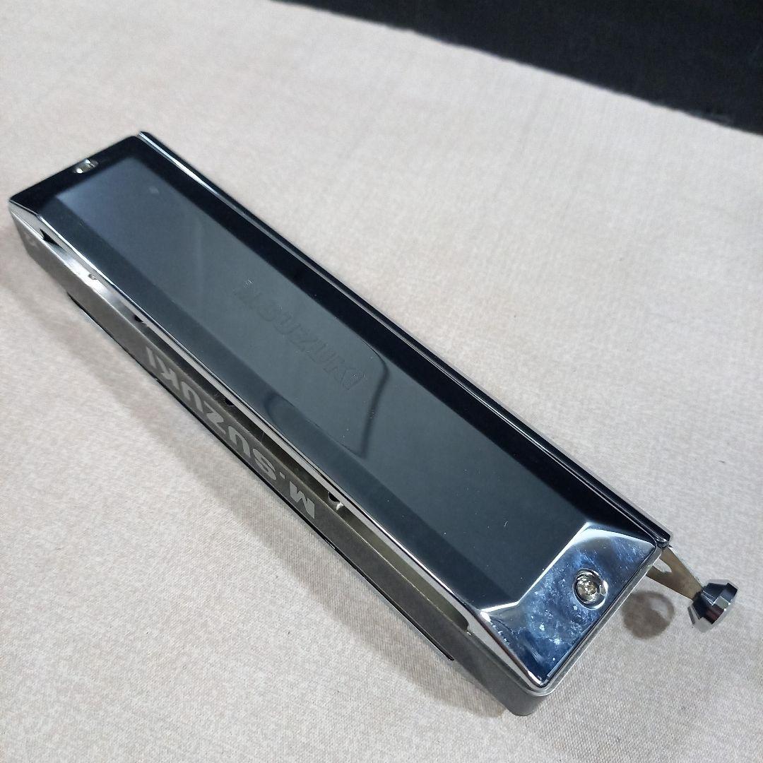美品◎SUZUKI スズキ SCX-56 クロマチックハーモニカ 14穴56音
