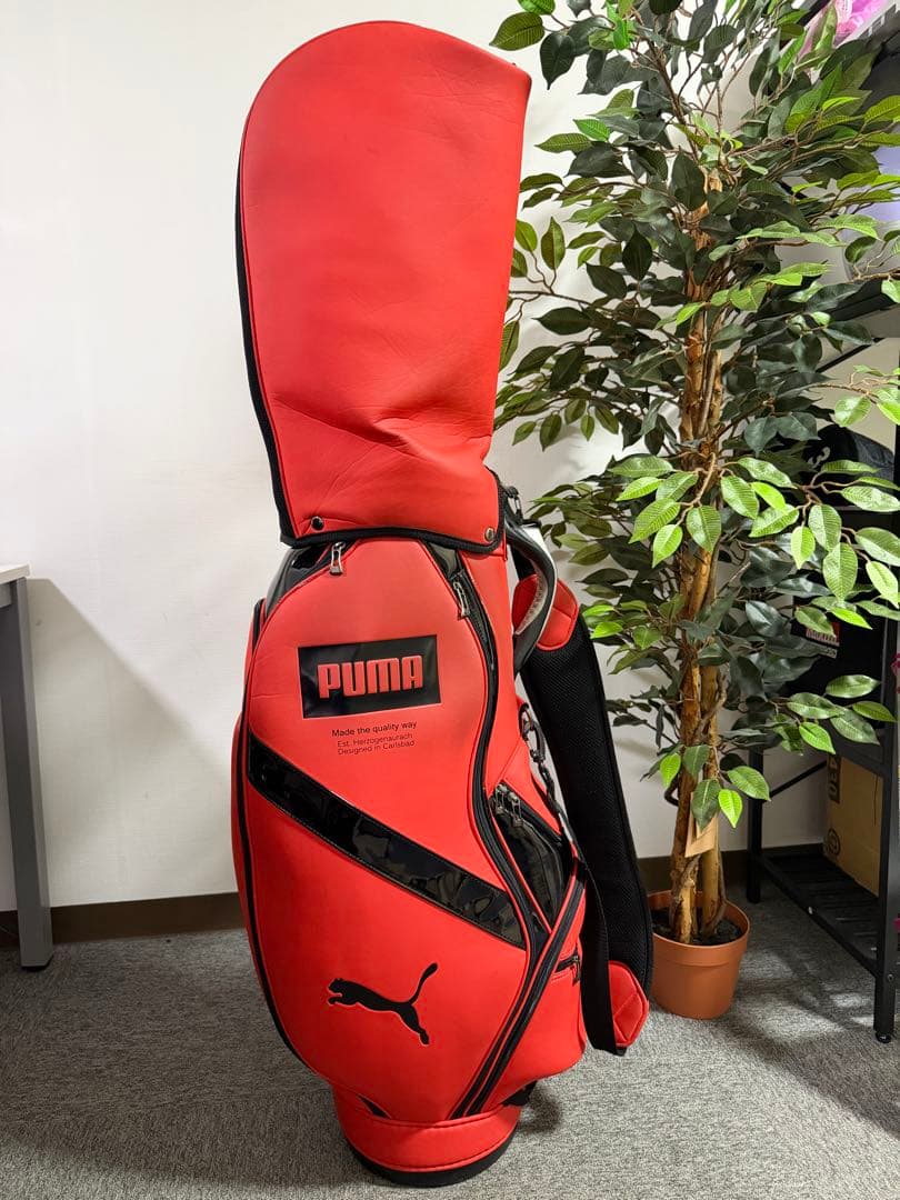 PUMA キャディバッグ レッド