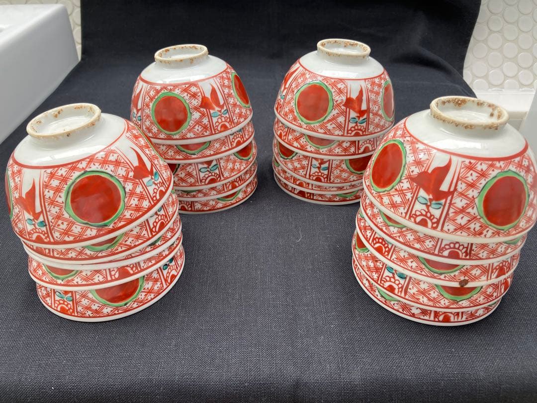 赤絵小鉢10客セット