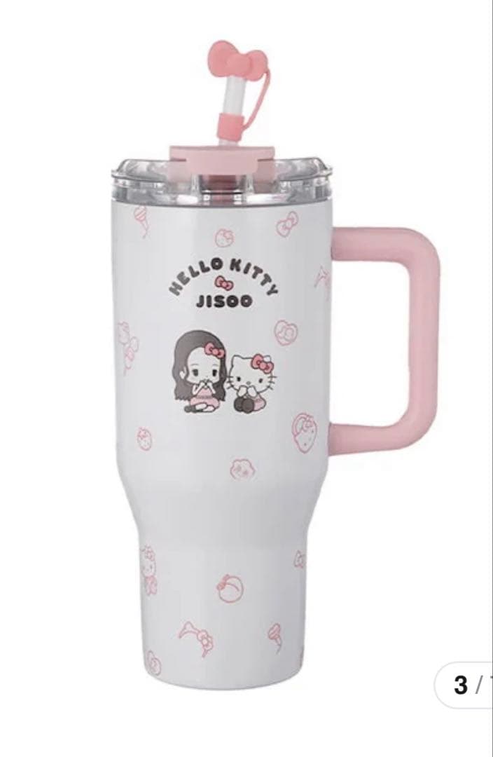 BLACKPINK ジス x hello kittyコラボ タンブラー