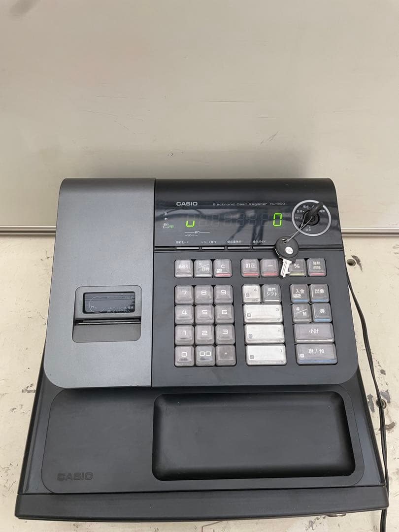 Casio 電子レジ　NL-200　ブラック