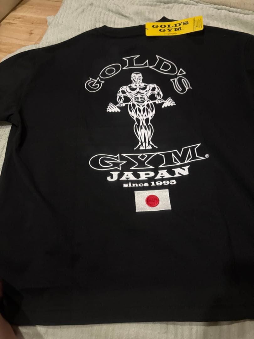 GOLD'S GYM 日本国旗　限定レア　シャツ　サイズXLブラック