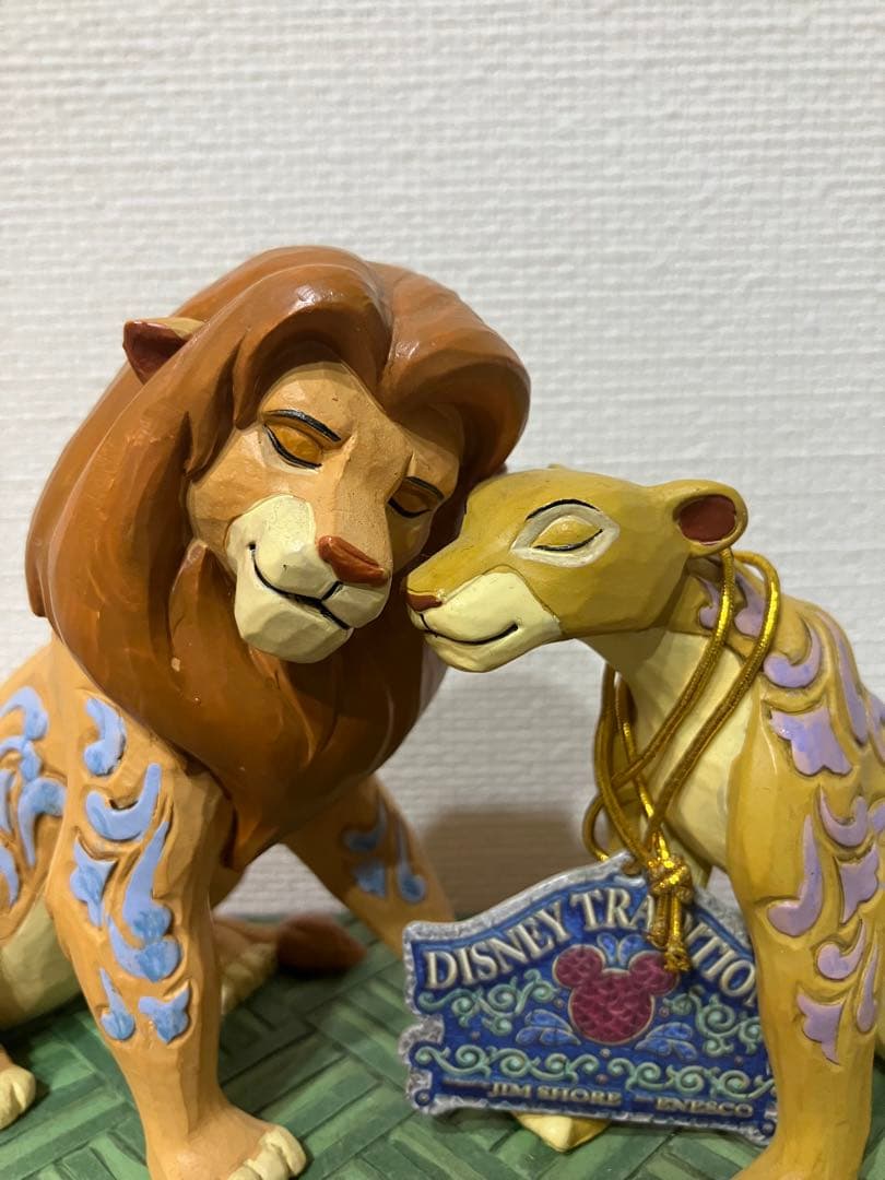ライオンキング シンバ ナラ フィギュア ジムショア 置物 ディズニー