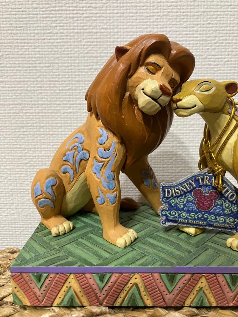 ライオンキング シンバ ナラ フィギュア ジムショア 置物 ディズニー