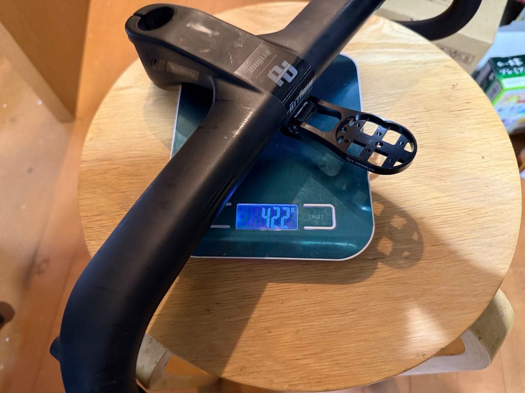 【年末年始限定価格】gusto カーボン一体型ハンドル 420/100mm 8°