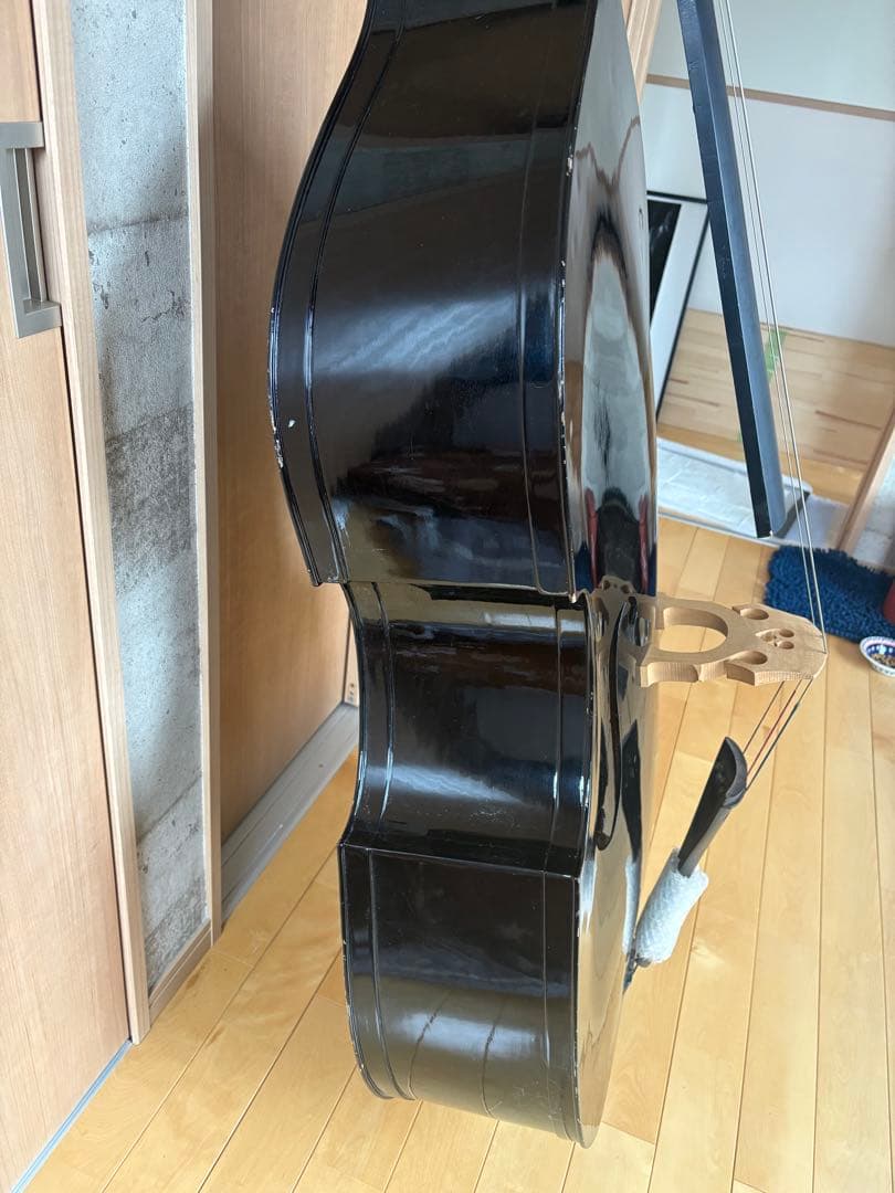 hallstattウッドベース　コントラバス　黒　中古　ロカビリー
