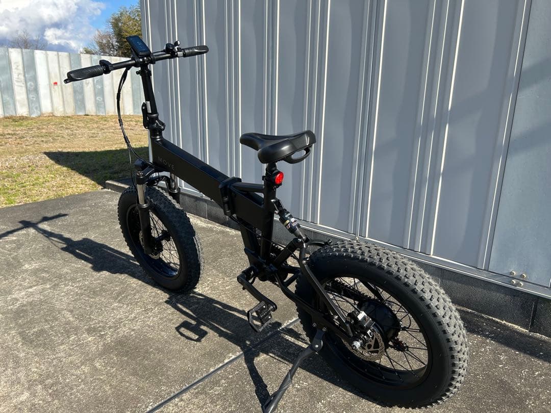 【美品・低走行】MOVEXS 電動アシストファットバイク車庫保管｜市原市直接引取