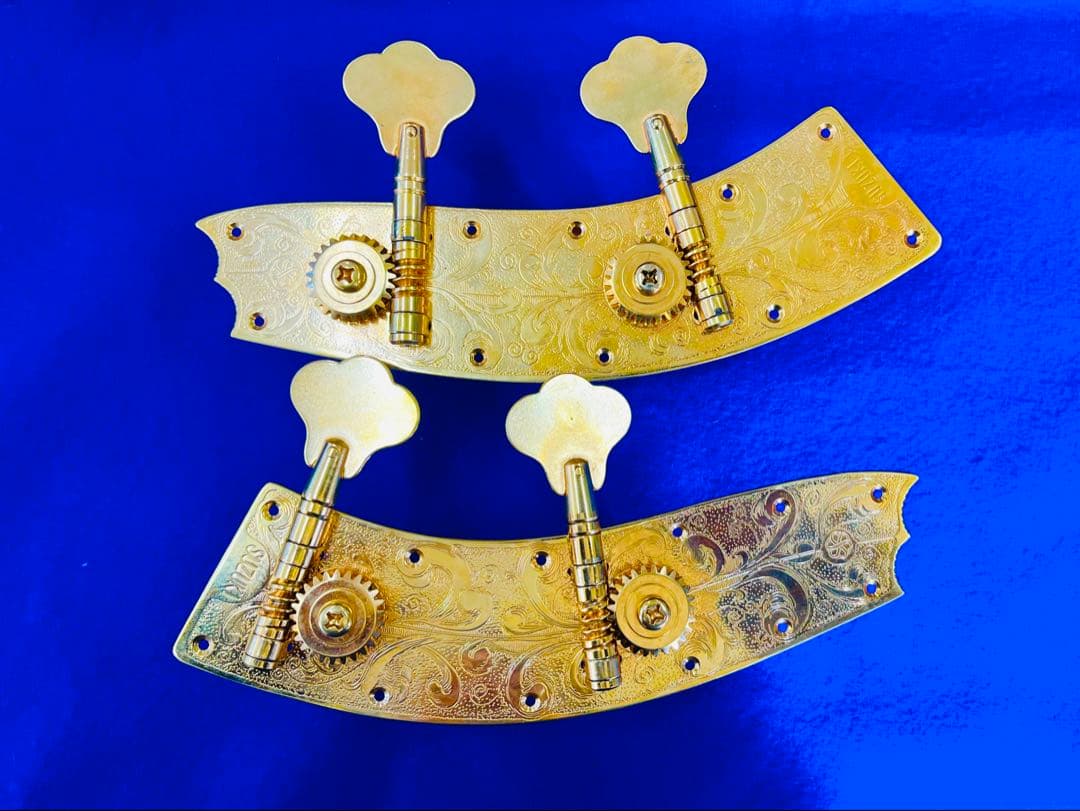 Suzuki Violin コントラバス マシンヘッド 彫刻