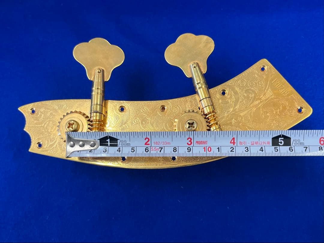 Suzuki Violin コントラバス マシンヘッド 彫刻