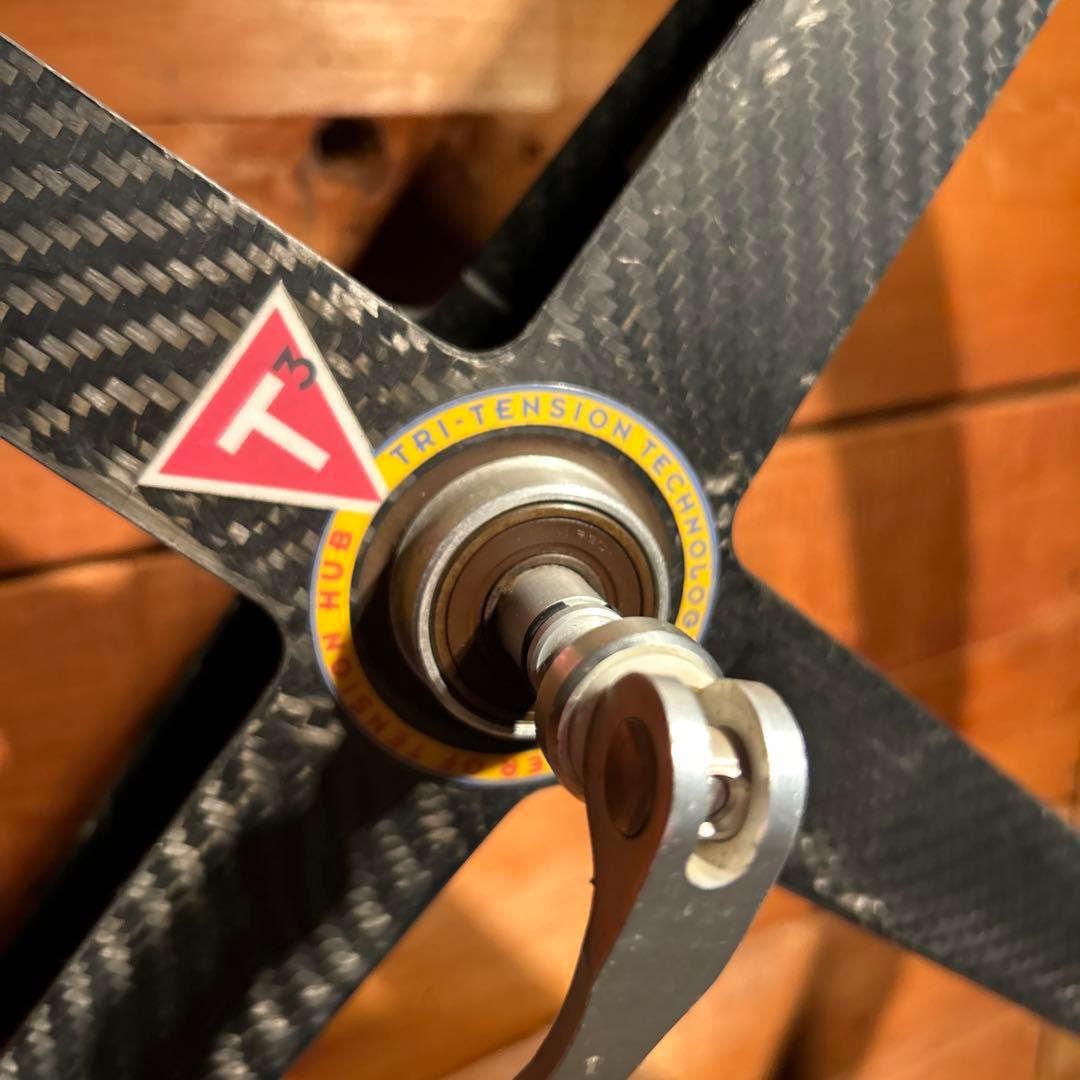 650c-SPINERGY カーボンホイール SHIMANOチューブラー前後