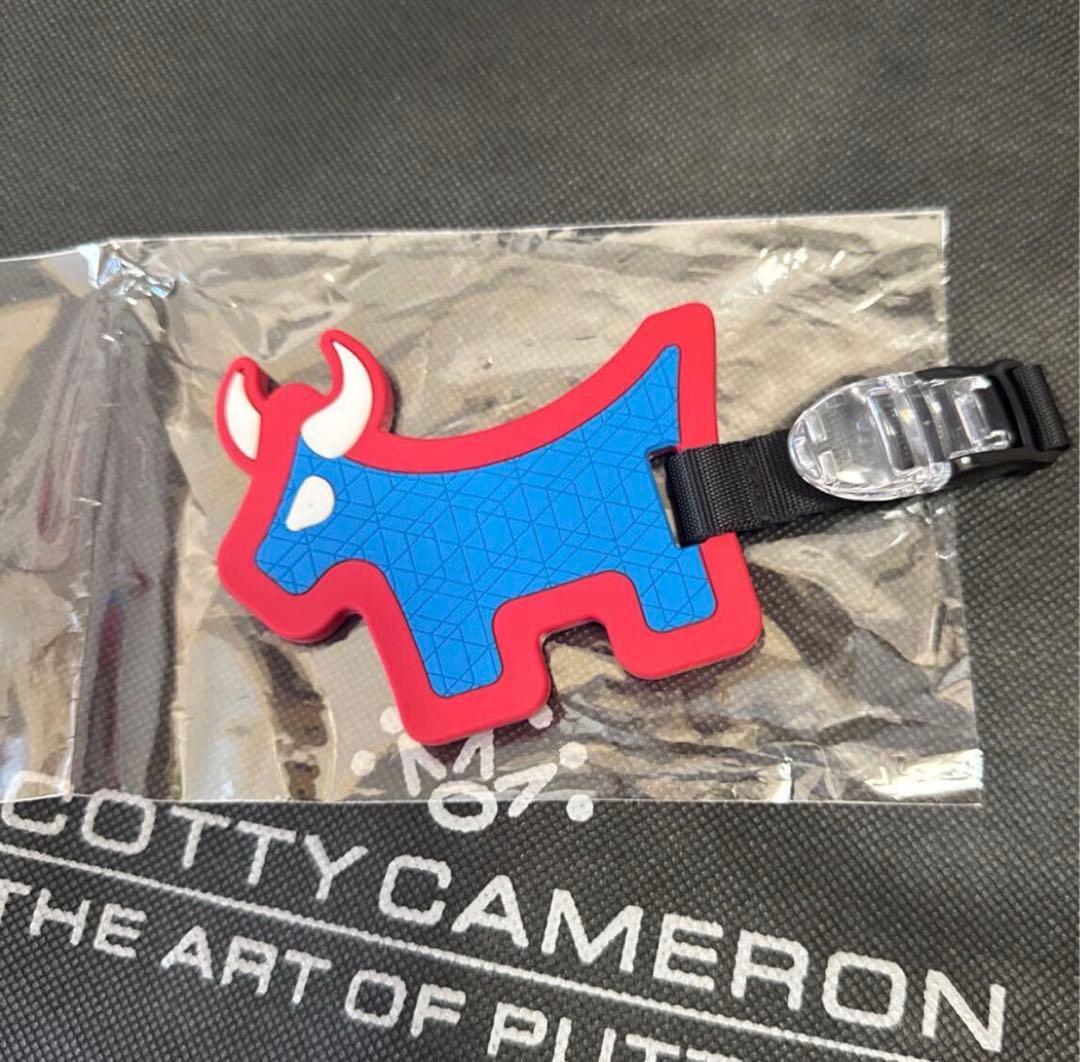 スコッティキャメロン◆スコッティドッグ 青/赤 パターカバー リーシュ ◆レア品