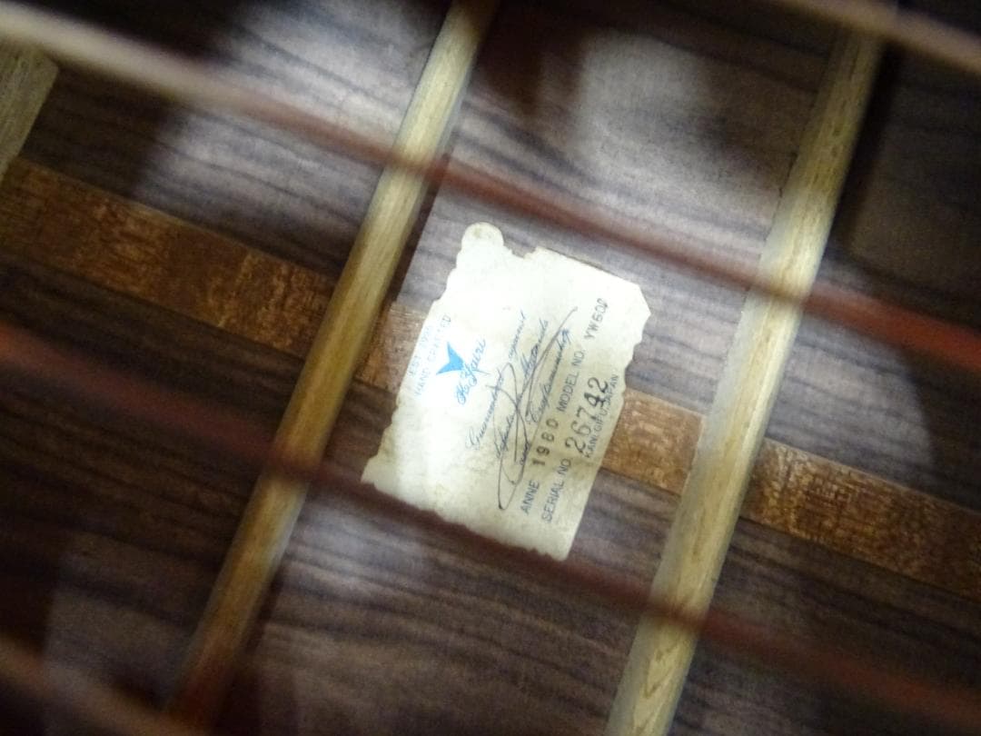 パ*ダ様 鹿14 K.Yairi 1980 MODEL YW600 アコースティ