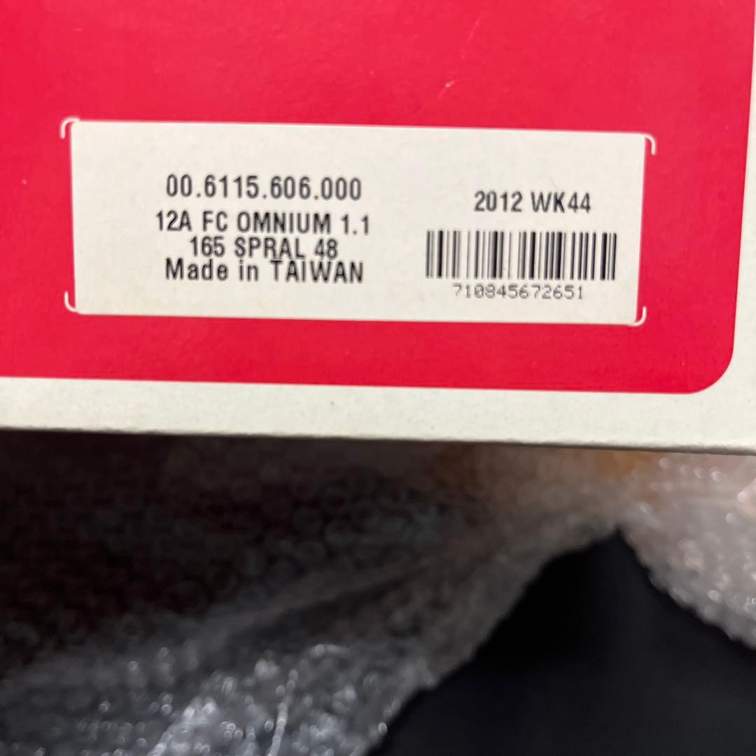 SRAM OMNIUM クランクセット 48T クランク長165ミリ シルバー
