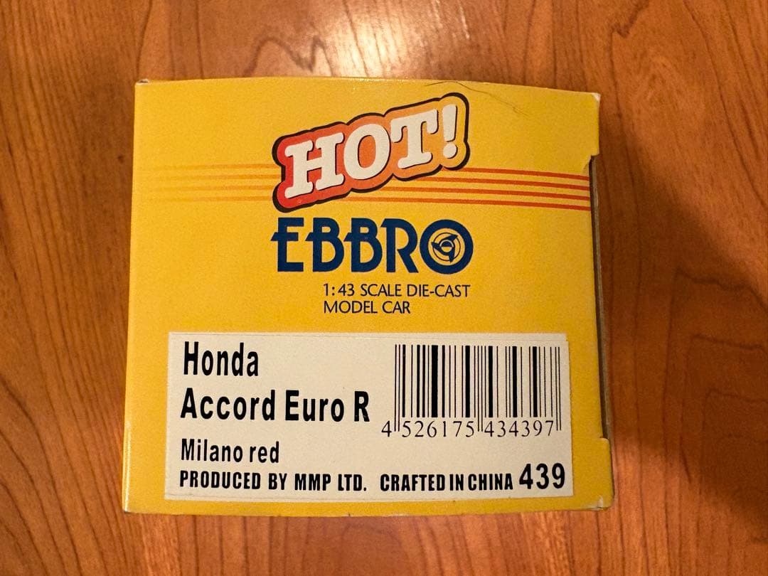 EBBRO アコード　ユーロR 1/43スケール ミニカー