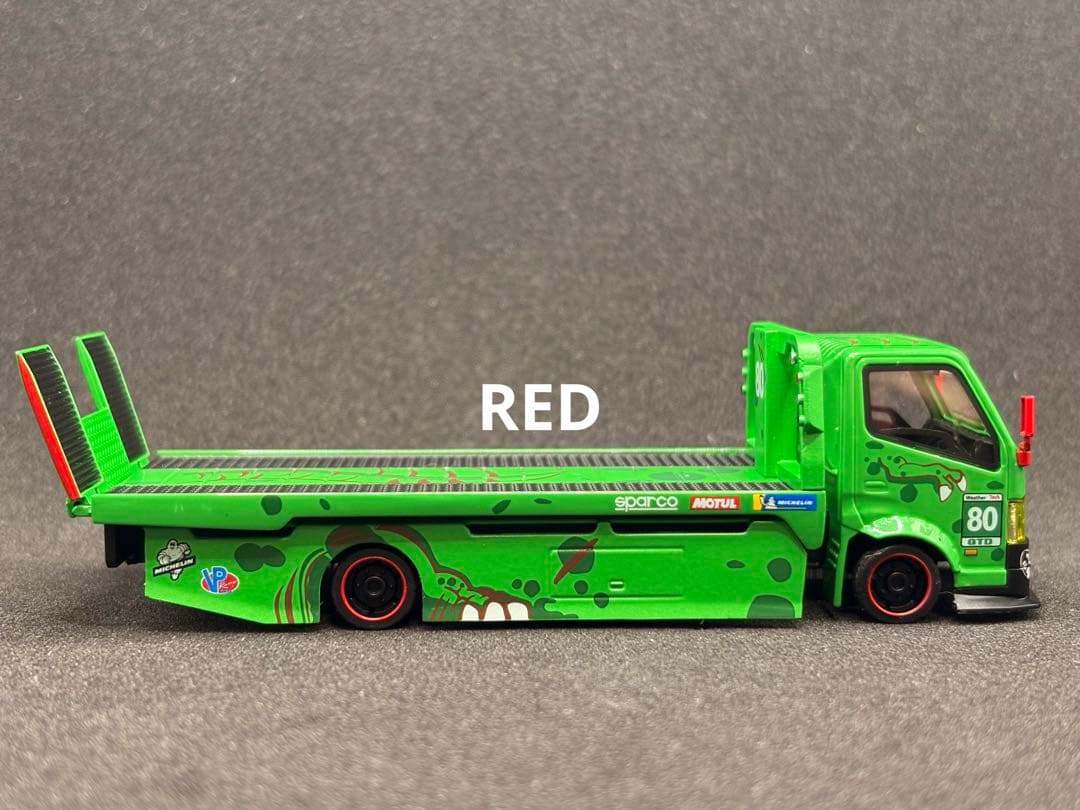 Mega Gear 1/64 積載車 カスタム ROXY グリーン チェイス