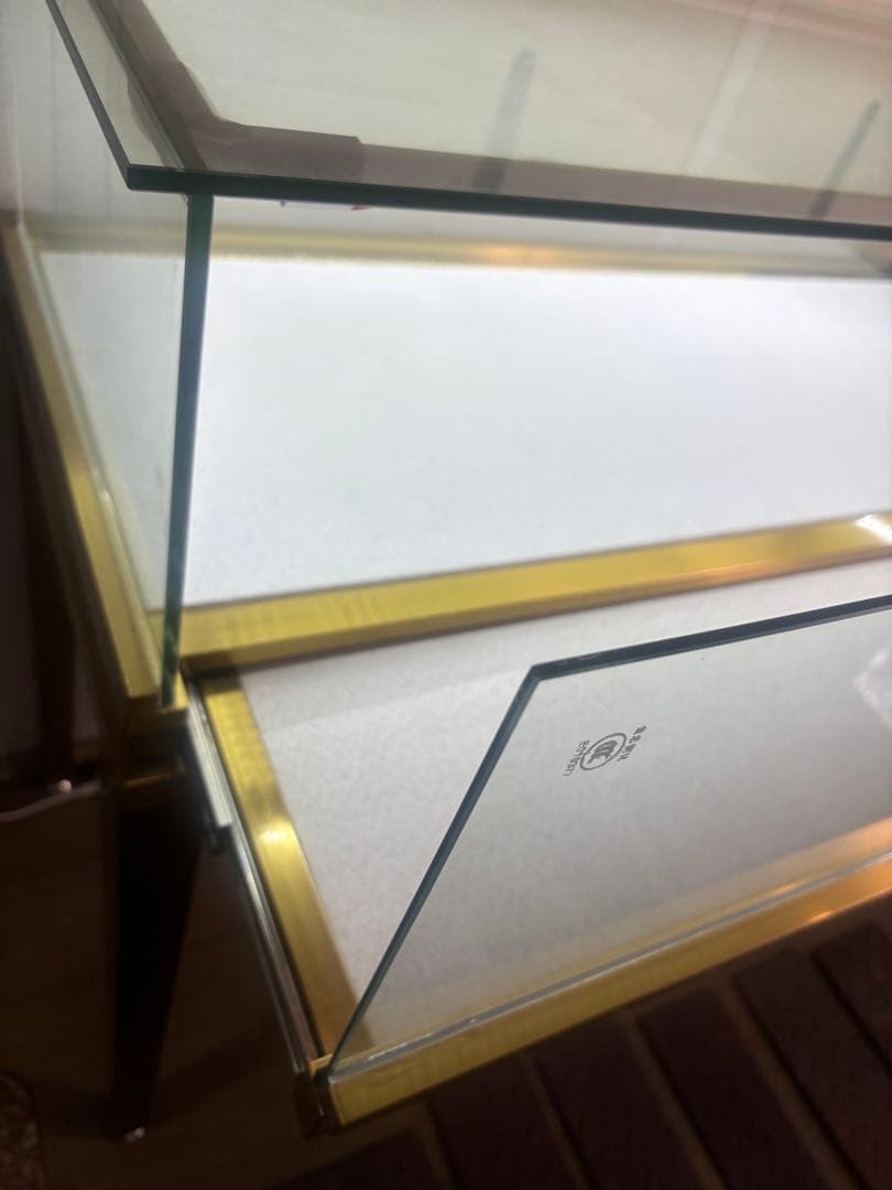 カウンター型LED照明&引き出し付きガラスジュエリーショーケース②