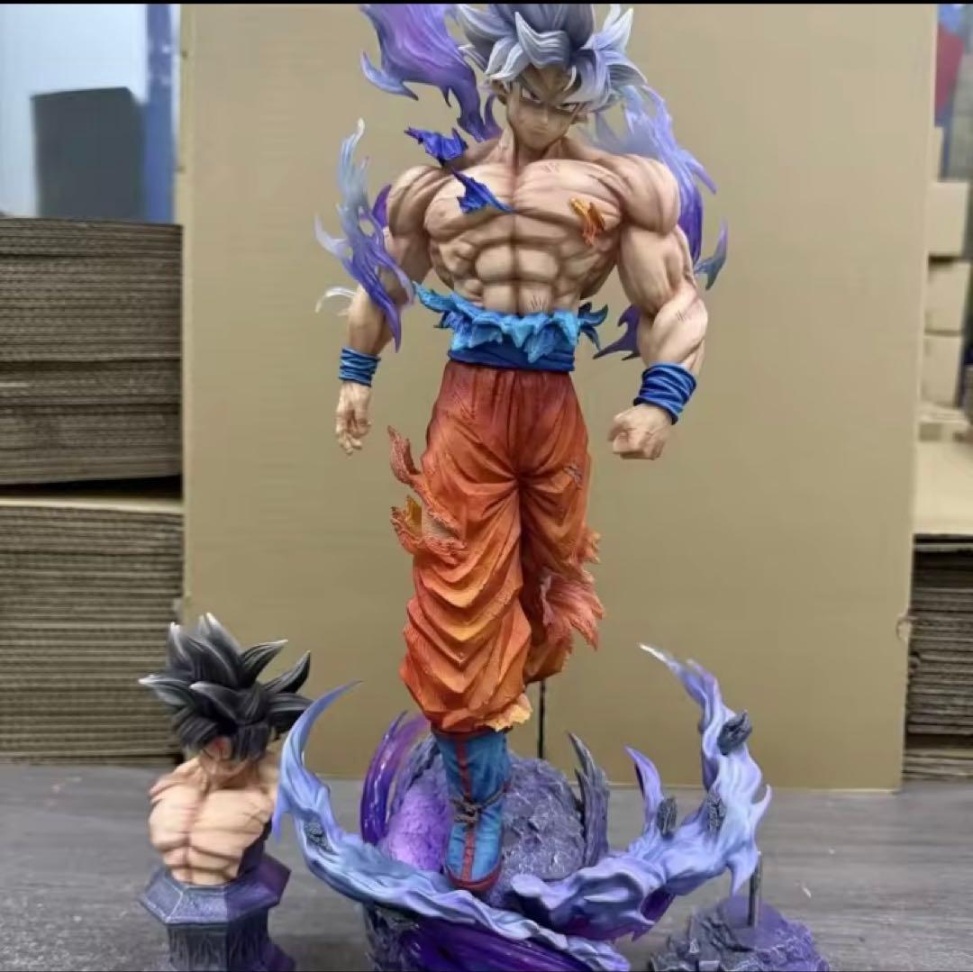 ドラゴンボール 身勝手の極意 孫悟空 42㎝大型　フィギュア 海外品