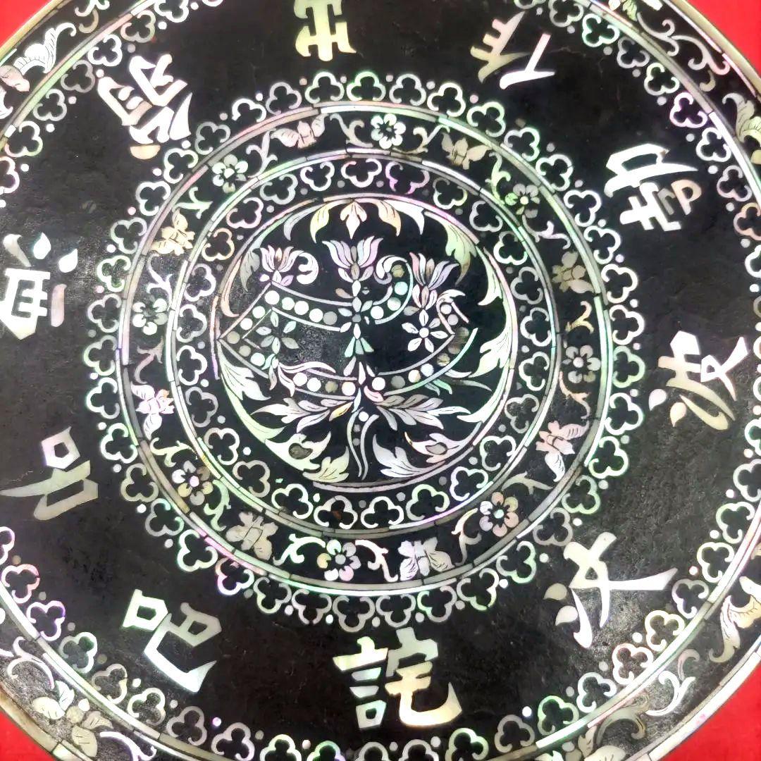 螺鈿　螺鈿細工　李朝　朝鮮美術　中国美術　インテリア　置物　華台　香炉台