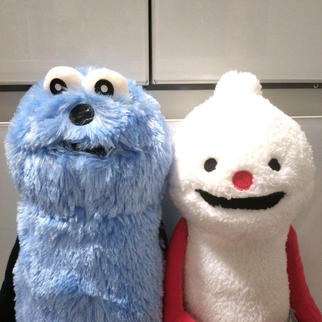 パペットスンスン　ノンノン　おすわりBIGぬいぐるみ　セット　約35cm