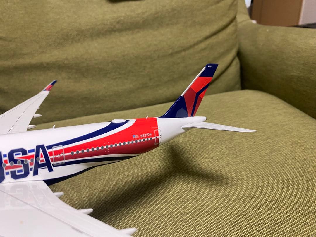 傷ありGemini Jets Airbus A350-900 デルタ航空