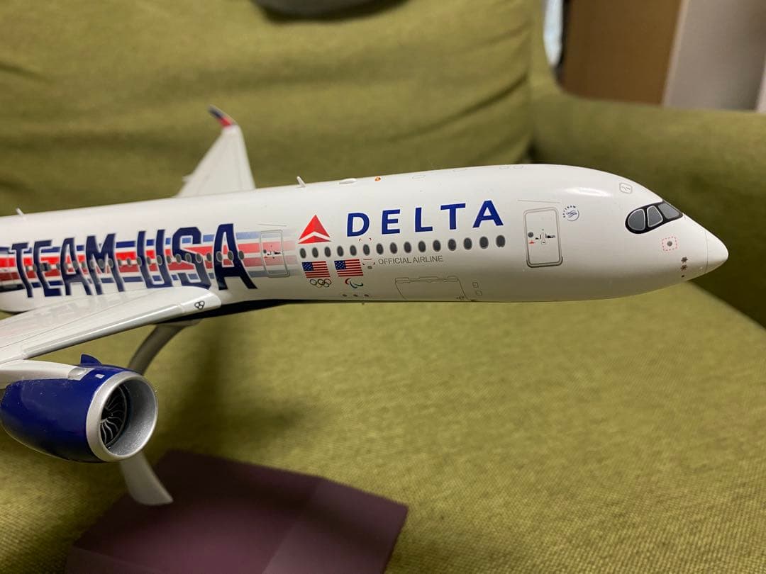 傷ありGemini Jets Airbus A350-900 デルタ航空