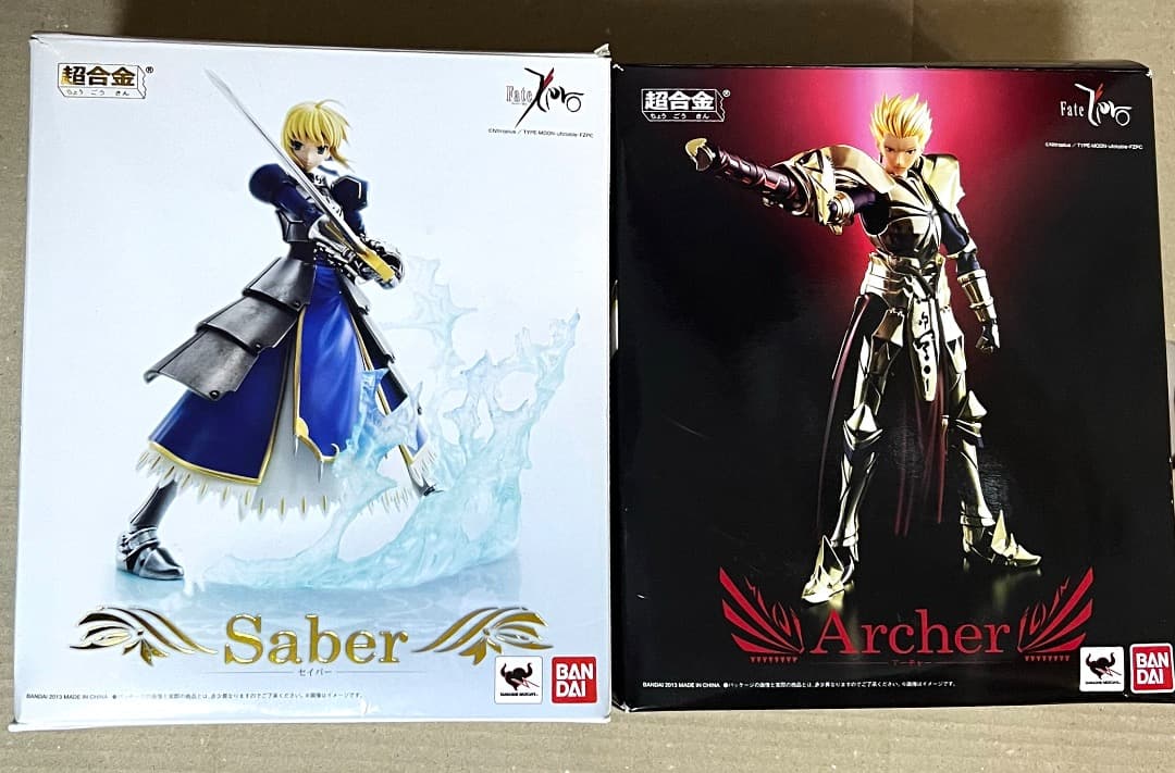 超合金　セイバー　アーチャー　ギルガメッシュ　フィギュア セット