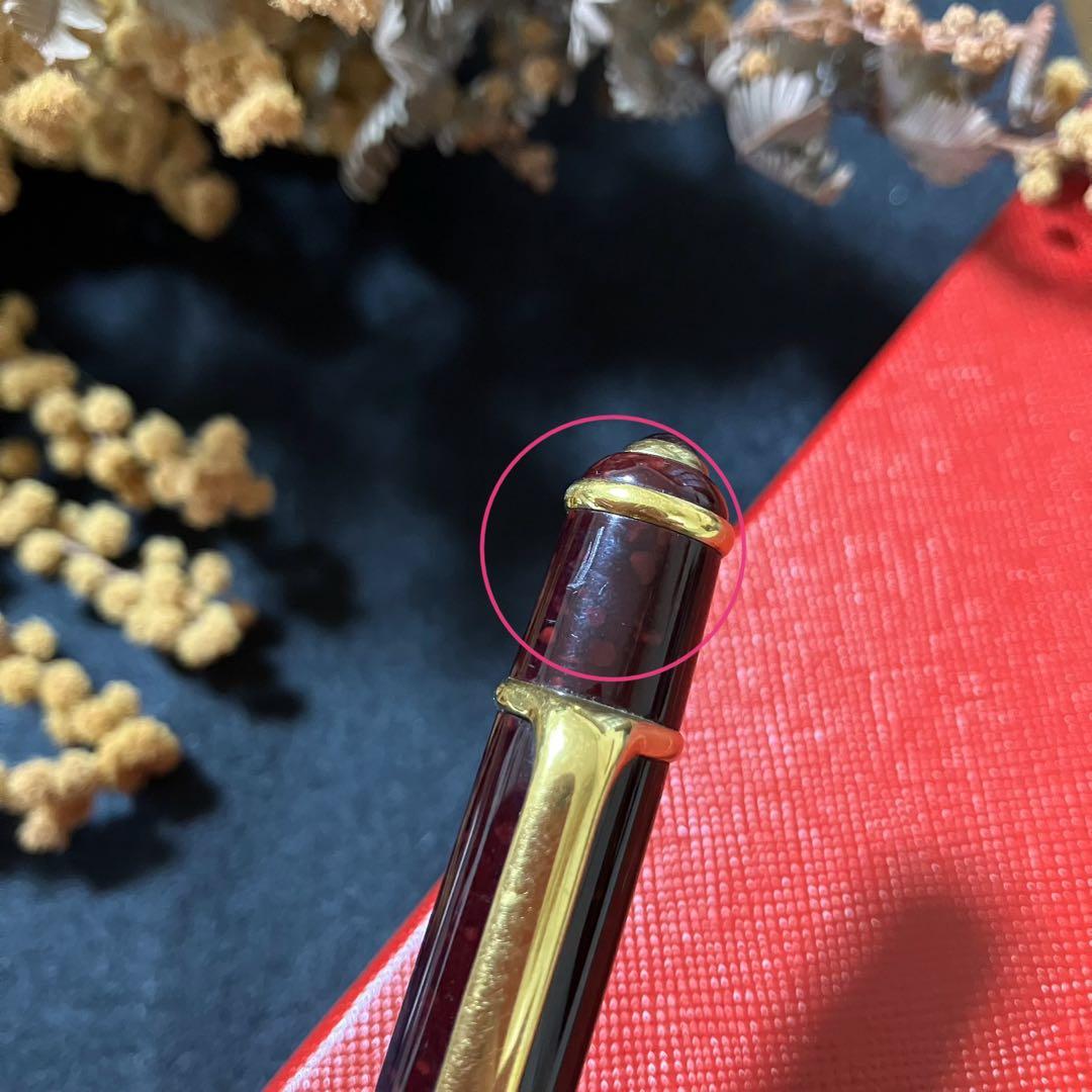 【Cartier】ディアボロ ボールペン バーガンディレッドラッカー仕上げ