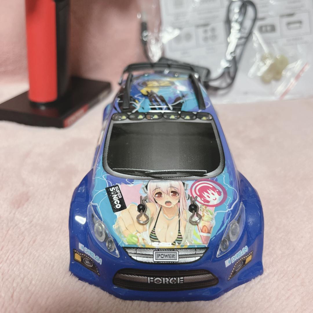 LOUJIN 284010 すーぱーそに子 痛車仕様 ラジコンカー 1/28