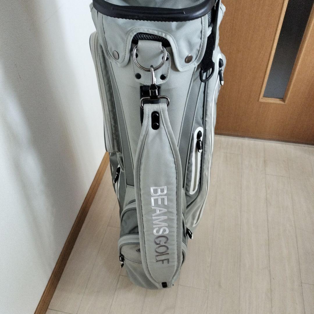 BEAMS GOLF キャディバッグ グレー　ビームス