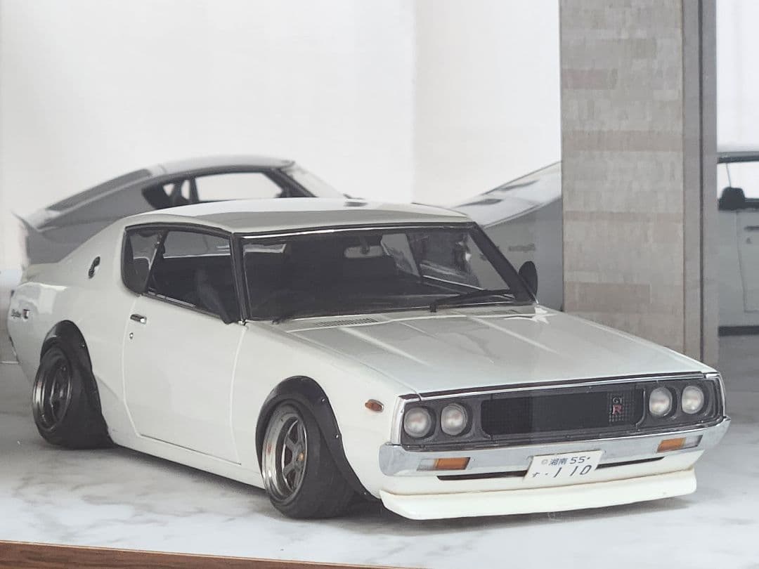 【京商】1/18日産 スカイライン ケンメリGT-R ミニカー