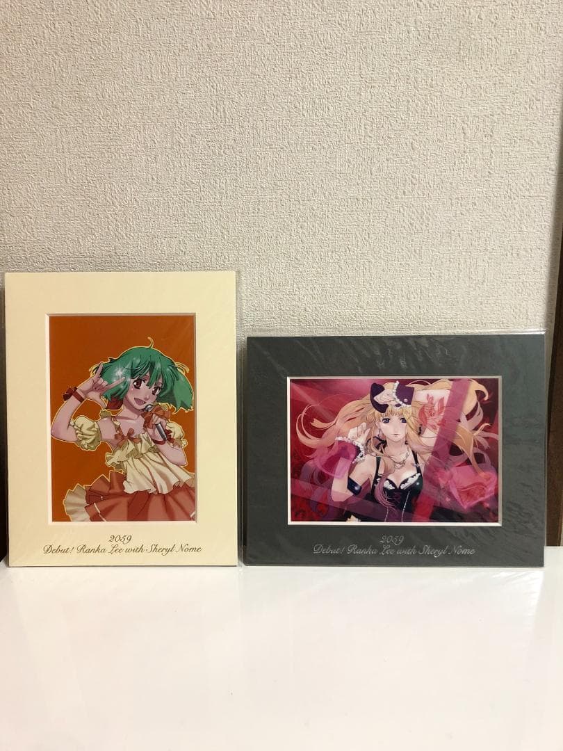 マクロスF　FC限定受注生産　江端里沙書下し　アートワークス（シェリル＆ランカ）