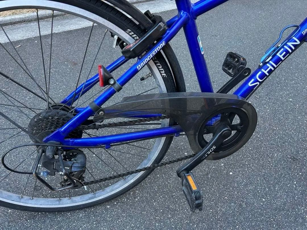 【直接引取限定(大阪)】ブリヂストン　シュライン青26インチ 自転車