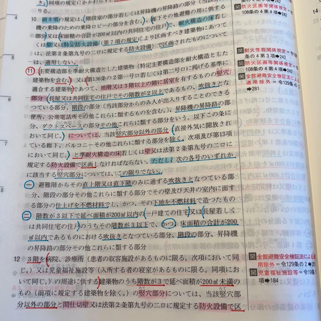 【線引き済み】2025年度 一級建築士 日建 法令集